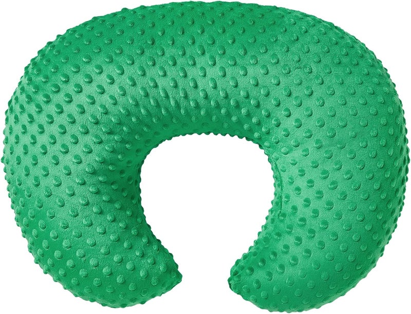 Aullar Pillowcase for Nursing Pillow and Positioner for Breastfeeding and Bottle Feeding, Propping Baby, Tummy Time, Baby Sitting Support, Awake-Time Support, Pillow Cover Only (Fern Green) - Image 3